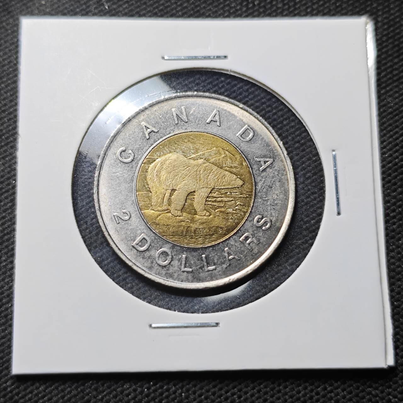 KK钱币收藏小铺 第379期  2月预留时间 周末发货  加拿大2元