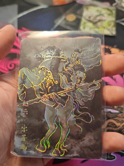 卡牌实验室开始第七次实验 - 【画的N次方】【滴胶】赵云