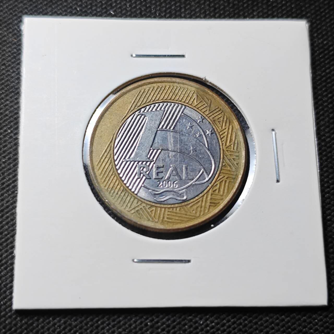 KK钱币收藏小铺 第379期  2月预留时间 周末发货  巴西1瑞尔双色币