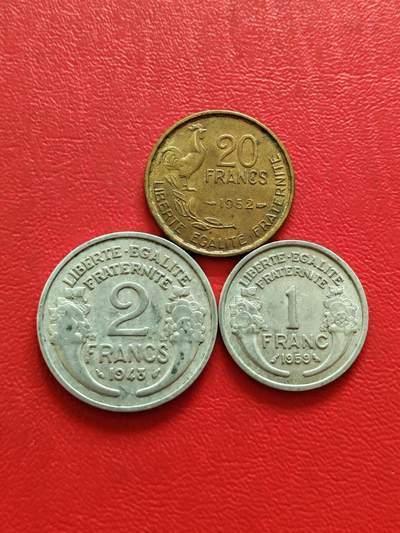 【云涧收藏】第八十三场 - 法国3枚