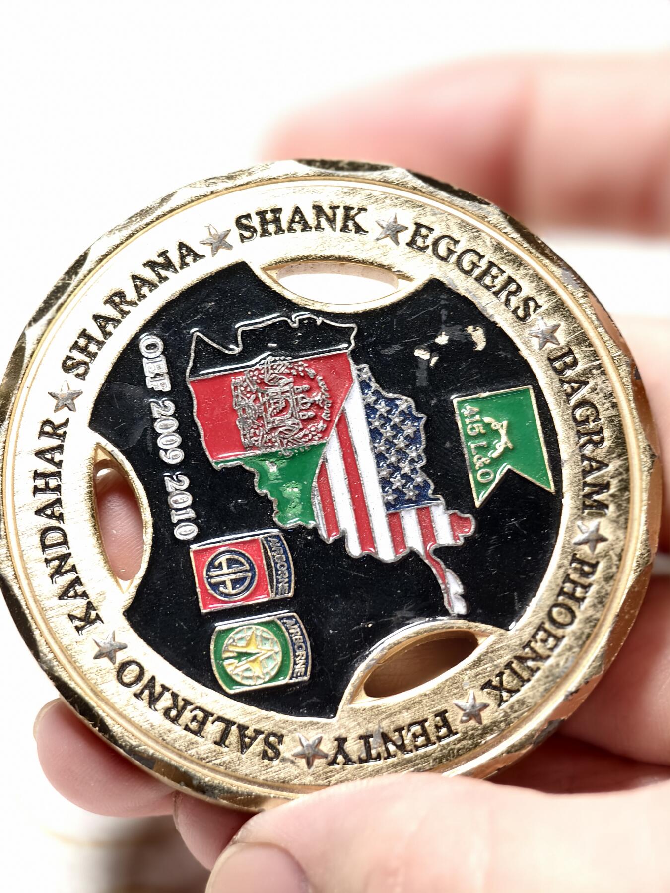 抚柳草堂-首期章牌钱币 限时免佣 满百包邮 放漏专场 美国军事警察 大型金属纪念章直接63mm重103.4g