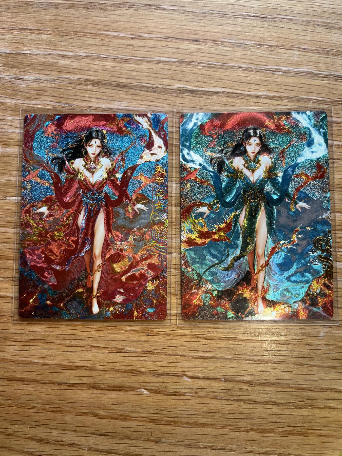 欢迎送拍、零成本上架，释放现金流，合理分配上拍卡品 【裸卡一对】宗rich 女魃 奇典&奇点