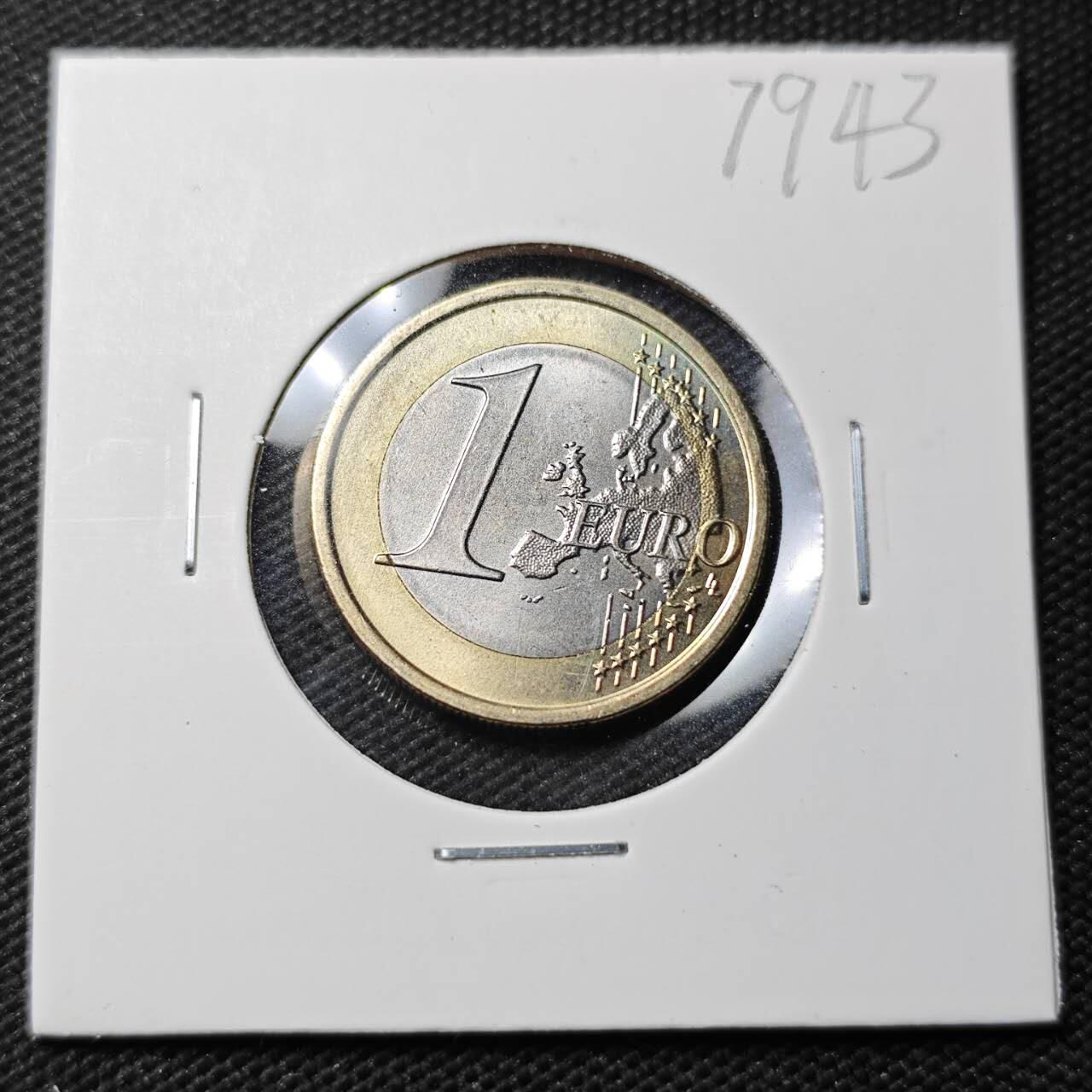 KK钱币收藏小铺 第379期  2月预留时间 周末发货  意大利1欧 好品