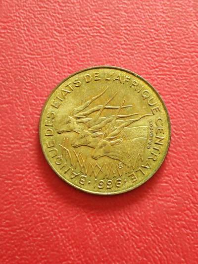 【云涧收藏】第八十三场 - 中非1996年10法朗，UNC