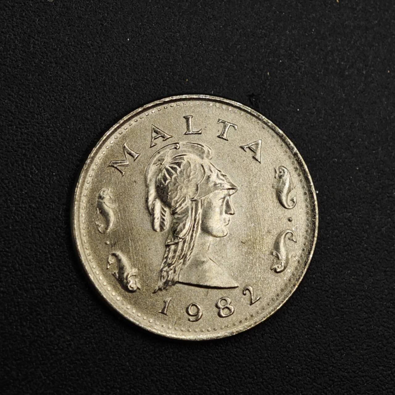 【淘币小摊】实时拍第八百二十六拍   散币场   满百包邮可预留二周 每周一统一发货   马耳他1982年2分镍币