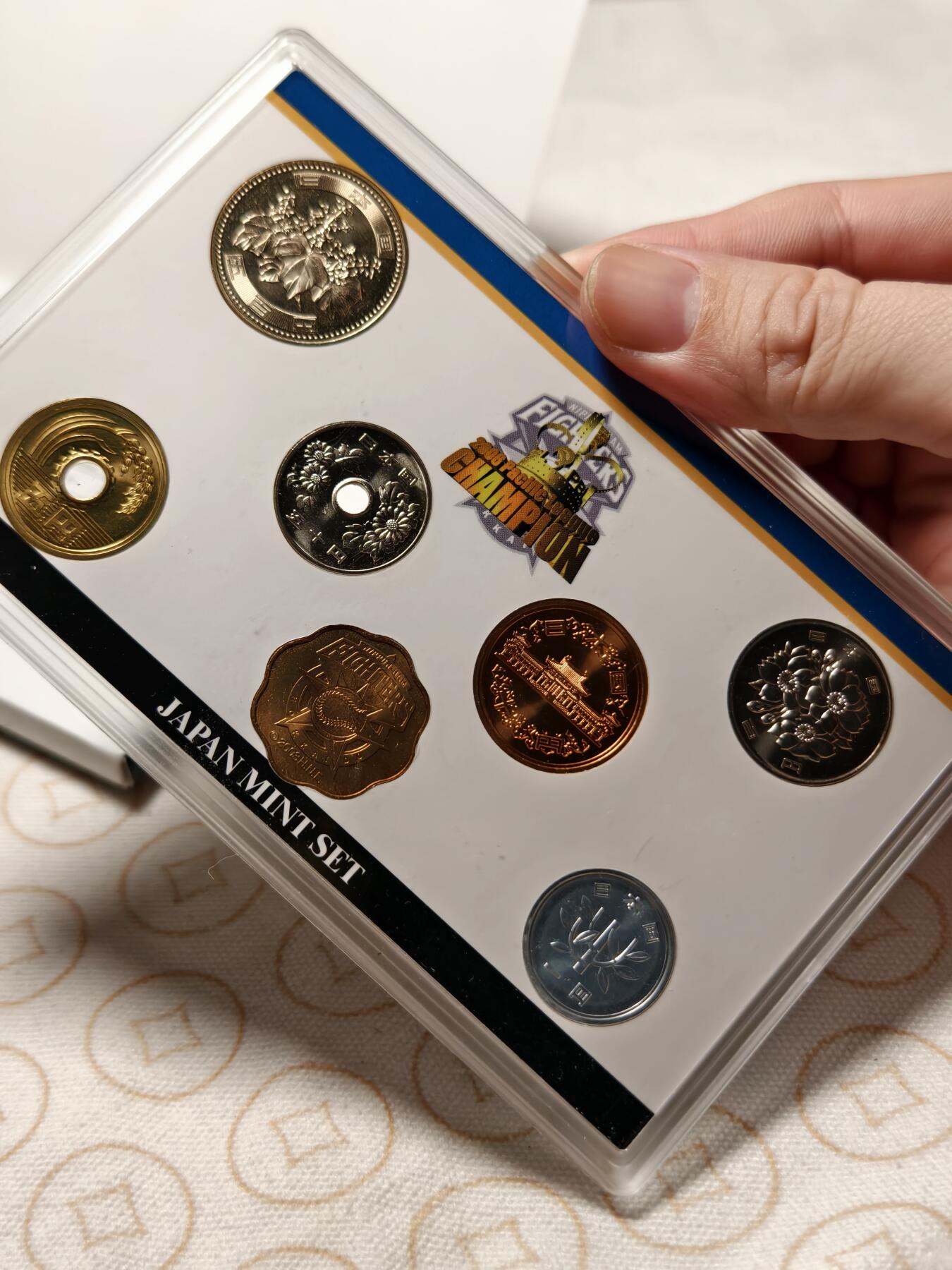 抚柳草堂-首期章牌钱币 限时免佣 满百包邮 放漏专场 2006年北海道日本火腿斗士棒球夺冠纪念币套装