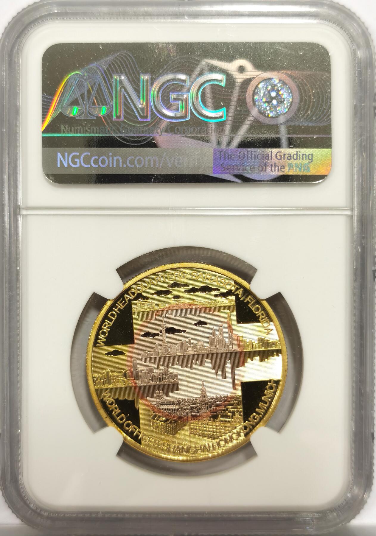 博洋堂世界钱币拍卖第151期（全场包邮） NGC PF70UC 2017年NGC成立30周年纪念章-1