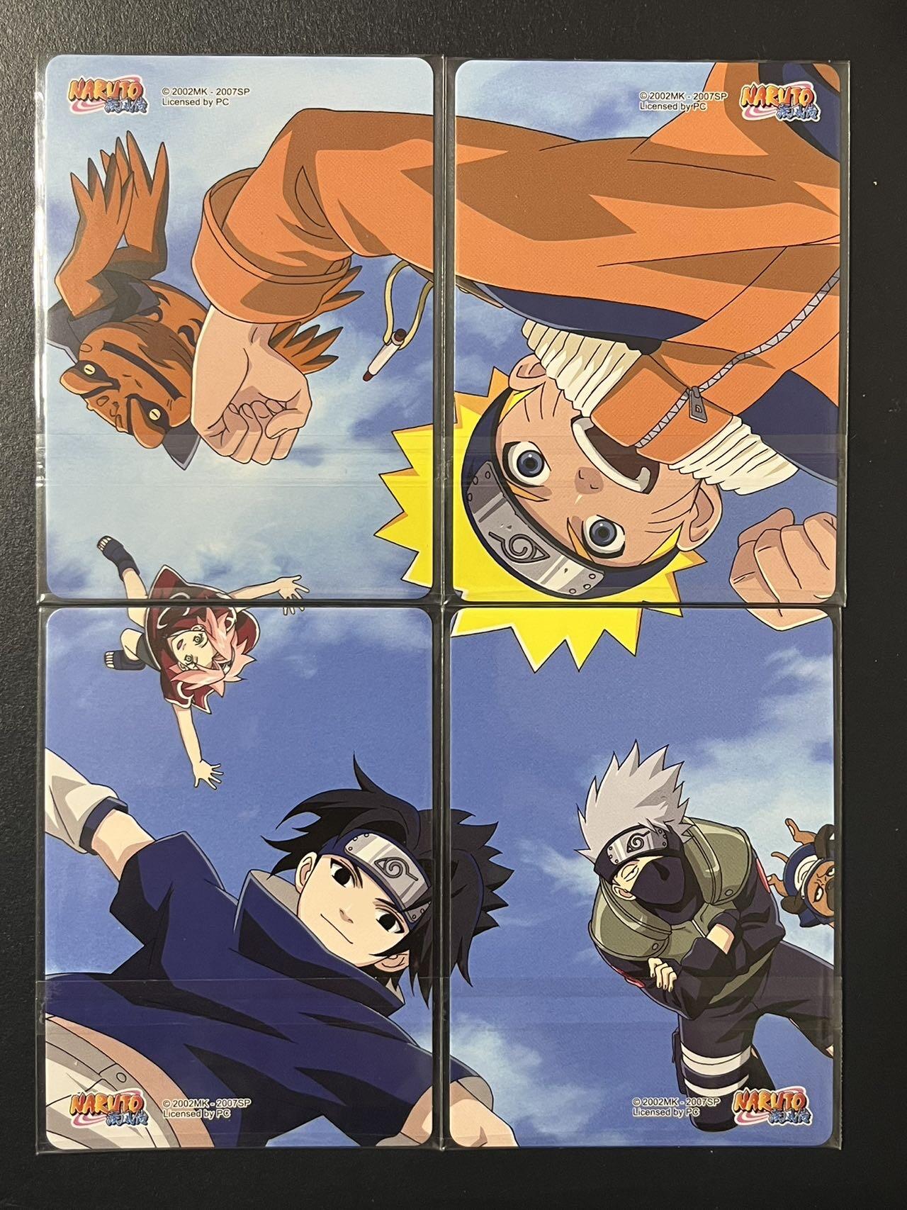 卡牌杂货铺专场拍卖第三场 1月1日周四晚21:00结拍 【裸卡】卡游 火影忍者 PR卡 疾风之书卡册PR卡 一套拼图 NR-PR-018/019/020/021