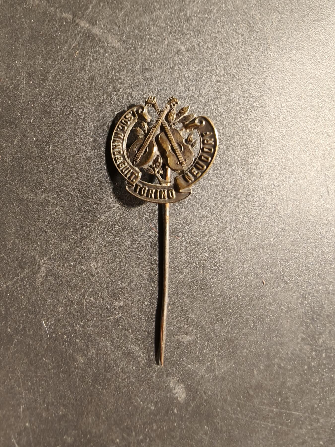 老王徽章第169期 意大利都灵曼陀林与吉他协会针插