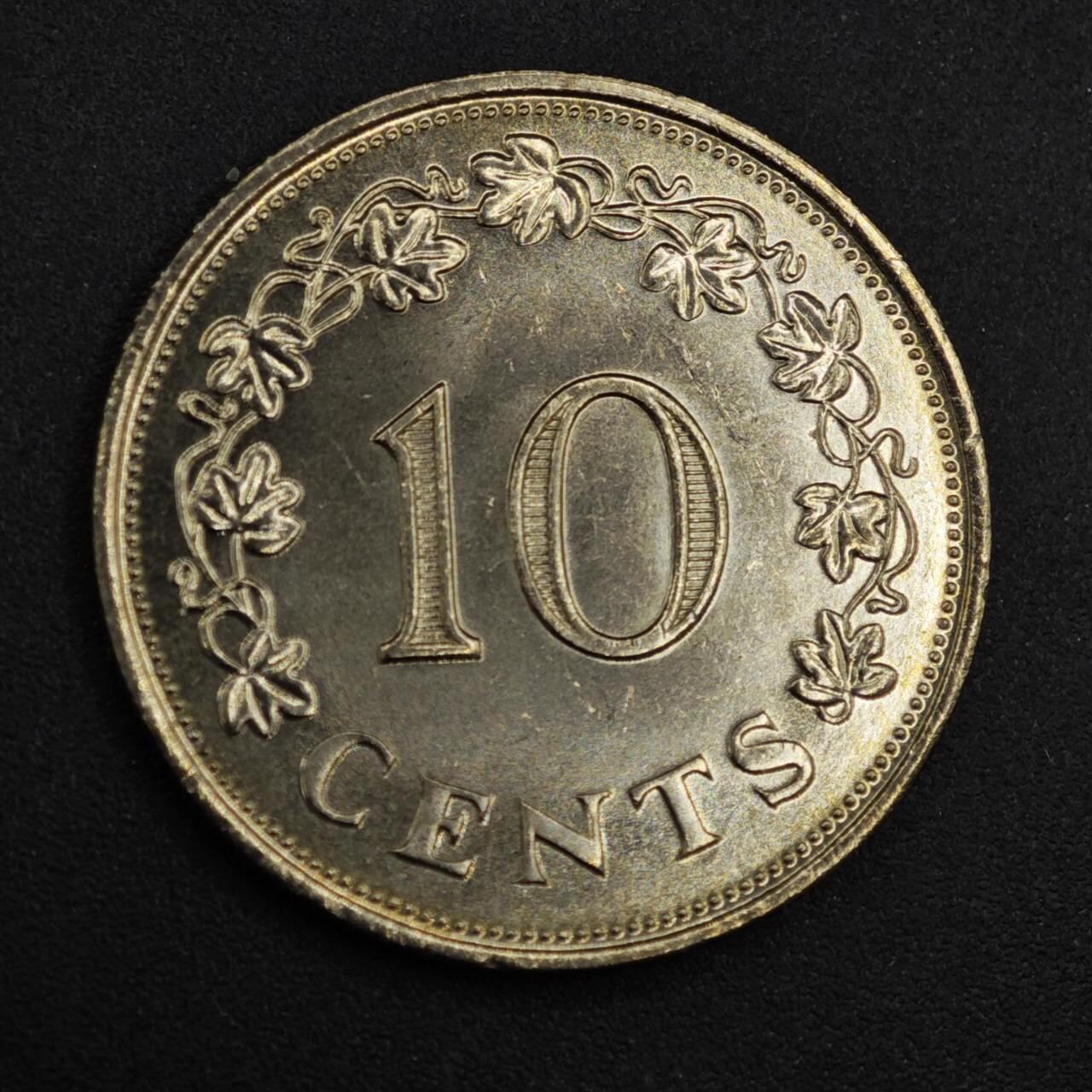 【淘币小摊】实时拍第八百二十六拍   散币场   满百包邮可预留二周 每周一统一发货   马耳他1972年10分镍币