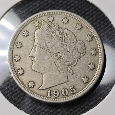 KK钱币收藏小铺 第379期  2月预留时间 周末发货 -  1905美国5分镍币