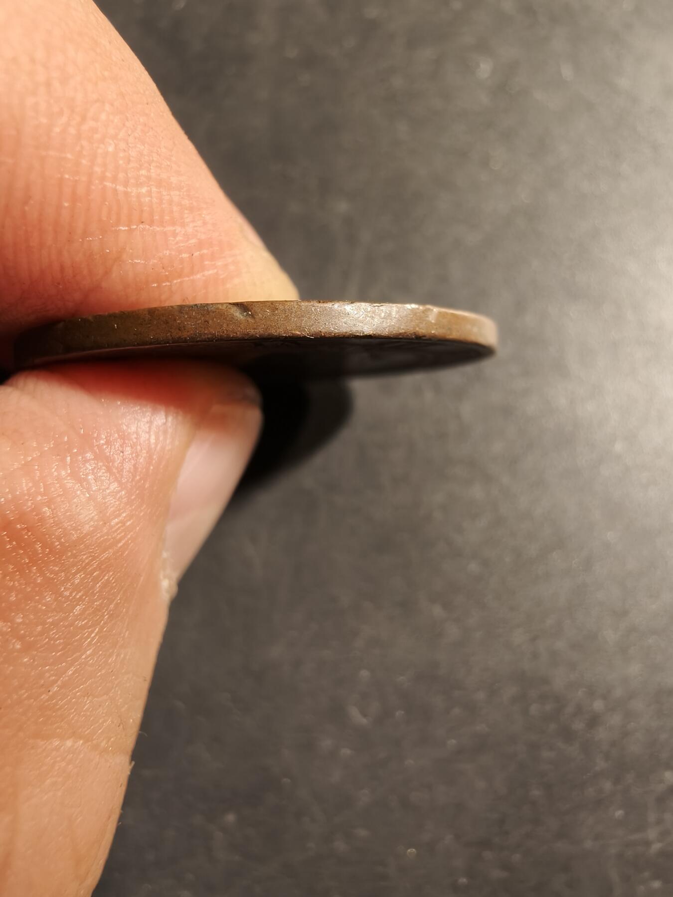 老王徽章第169期 法国拿破仑三世时期10生丁铜币     直径30mm.    重量10g