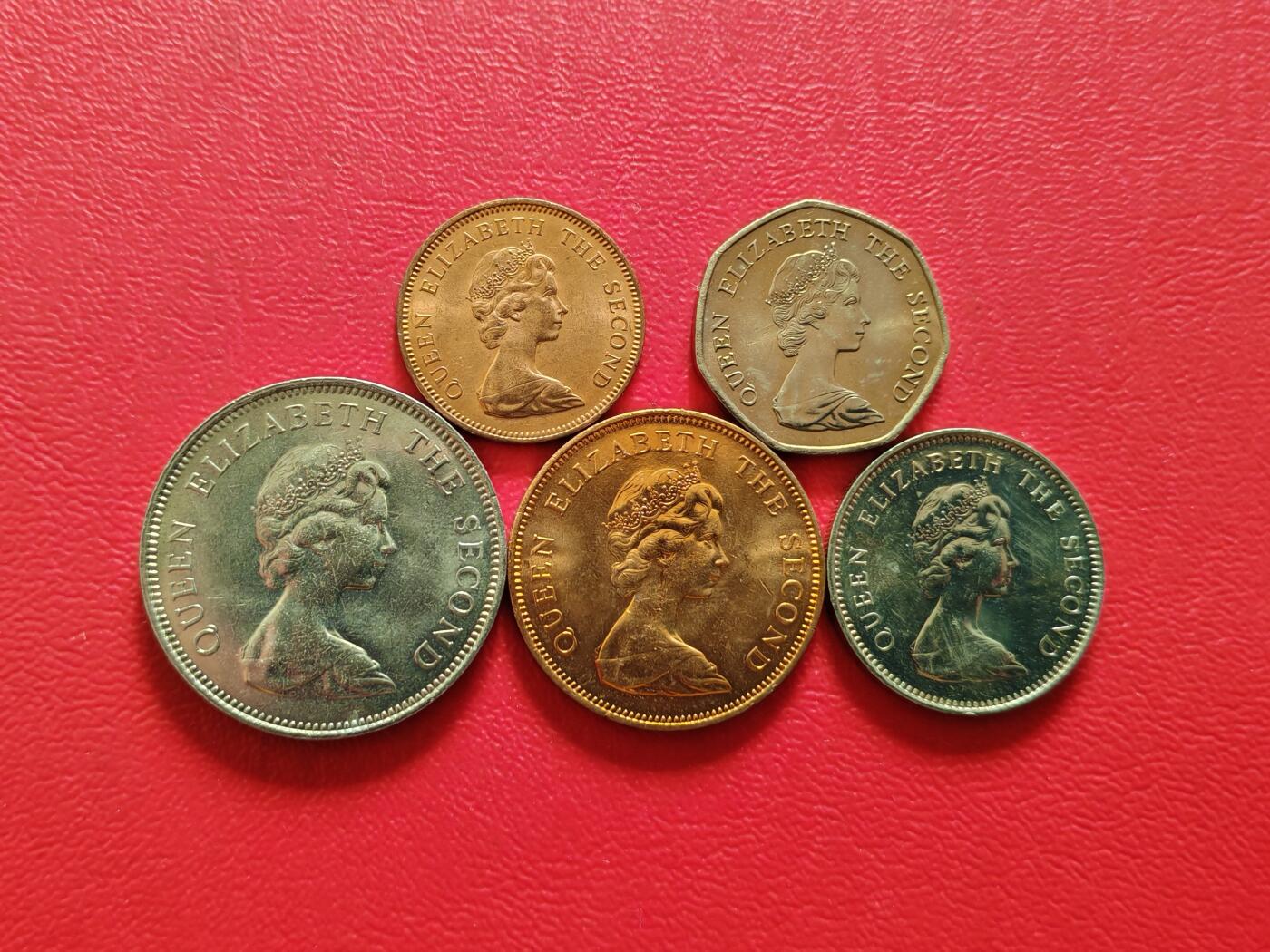 【云涧收藏】第八十三场 福克兰群岛1985年1～20分5枚