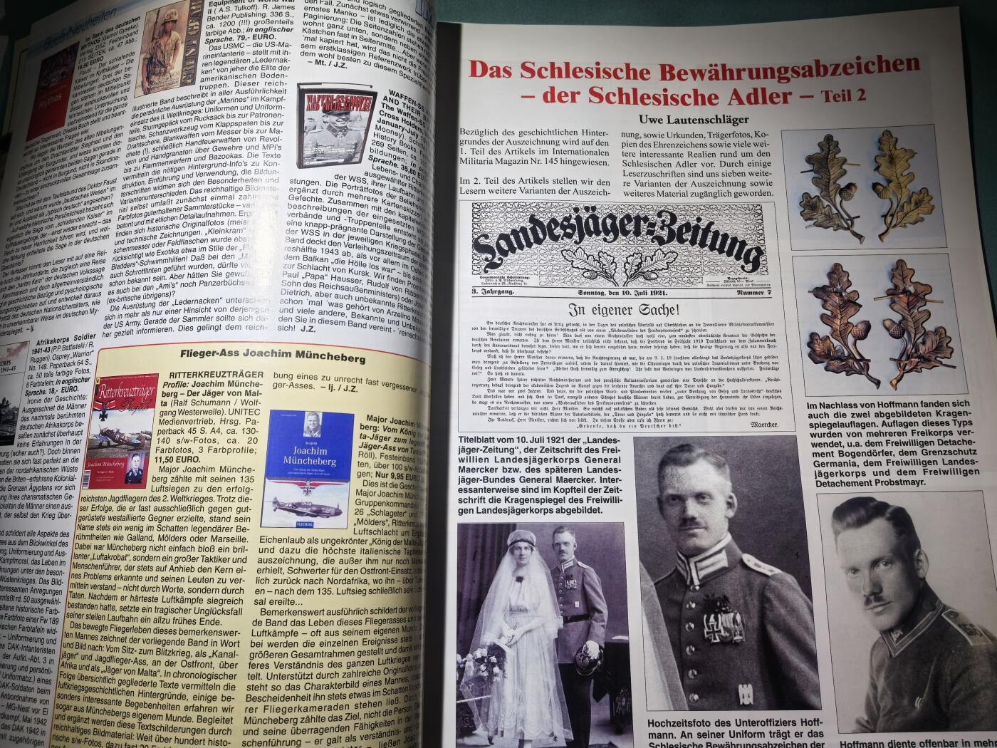 盛世勋华——号角文化勋章邮票专场拍卖第293期 德国出版 Militaria-Magazin杂志 2010年10/11月刊总第146期 58页