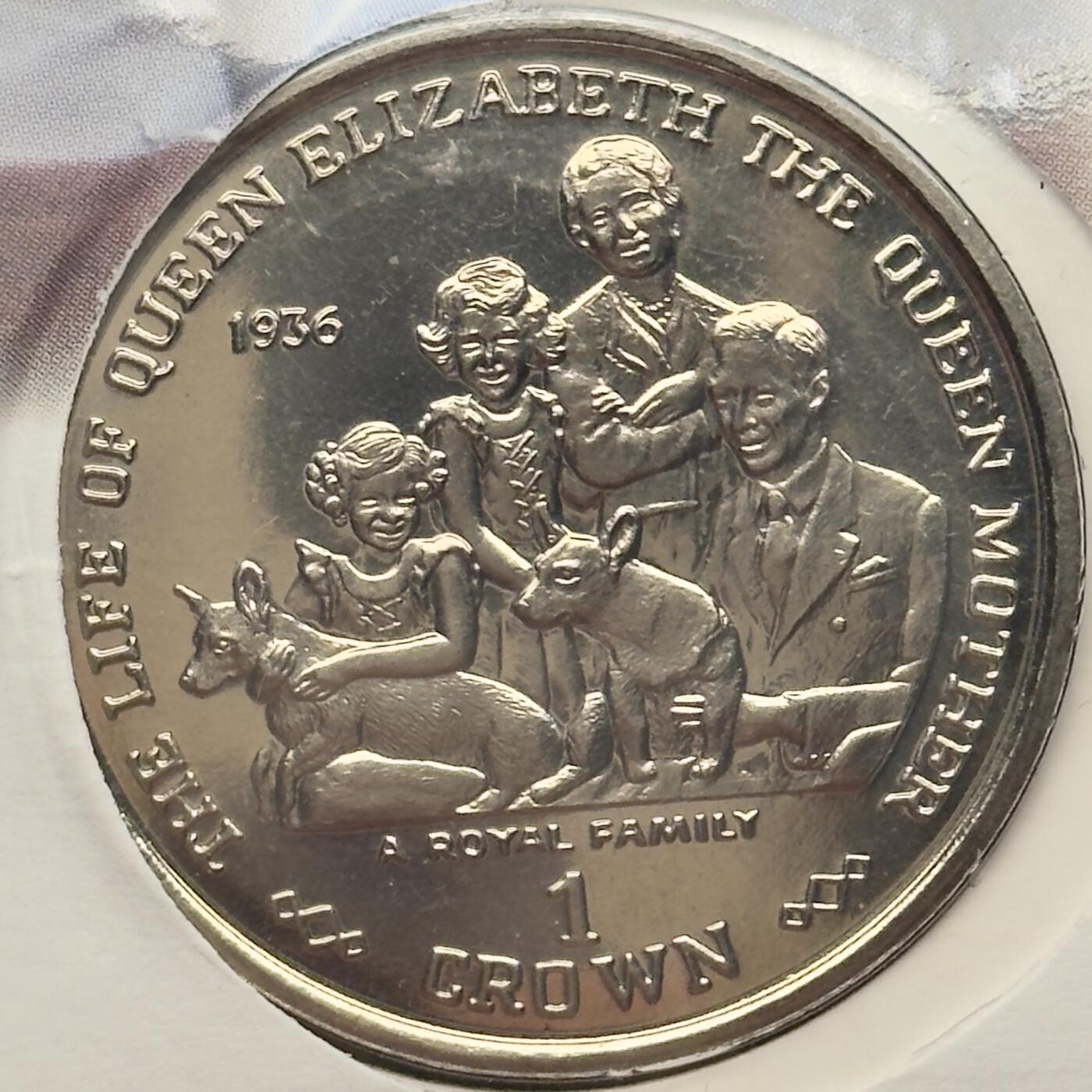 ＜小葵钱铺＞第67期·克朗币·银币场·满200包邮，不寄存·12月15日发货 〈邮币封〉直布罗陀1999年王太后的一生·1936年全家福1克朗纪念币