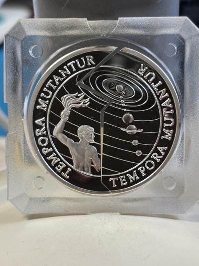 第185期拍卖 - 基里巴斯和萨摩亚1997-2000年千禧年分割纪念银币，925银，1盎司【银价431】