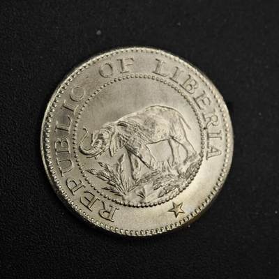 【淘币小摊】实时拍第八百二十六拍   散币场   满百包邮可预留二周 每周一统一发货   - 利比里亚1984年5分镍币
