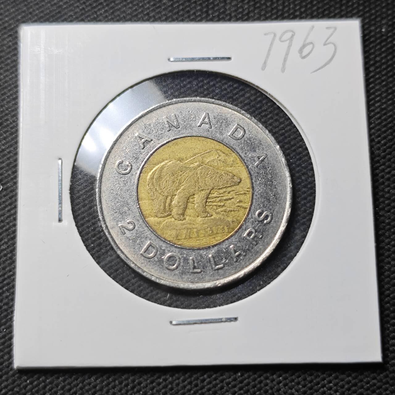 KK钱币收藏小铺 第379期  2月预留时间 周末发货  加拿大2元