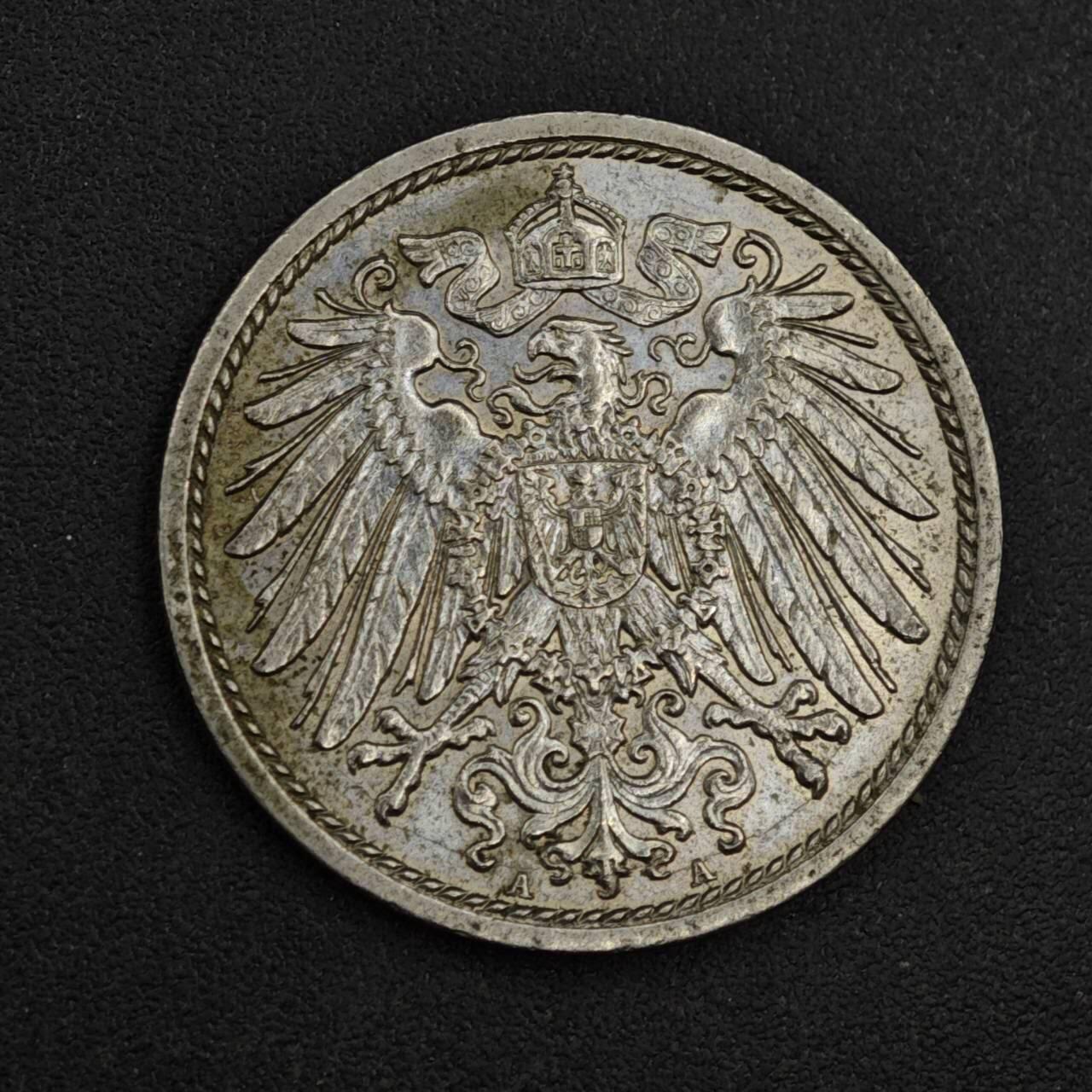 【淘币小摊】实时拍第八百二十六拍   散币场   满百包邮可预留二周 每周一统一发货   德国1911年10芬妮镍币