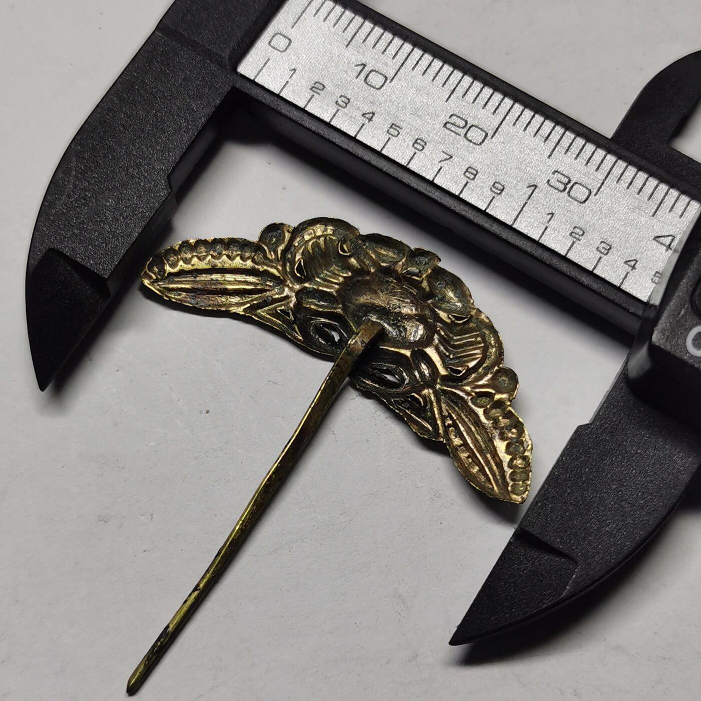 杂件专场88期 清代鎏金小发簪