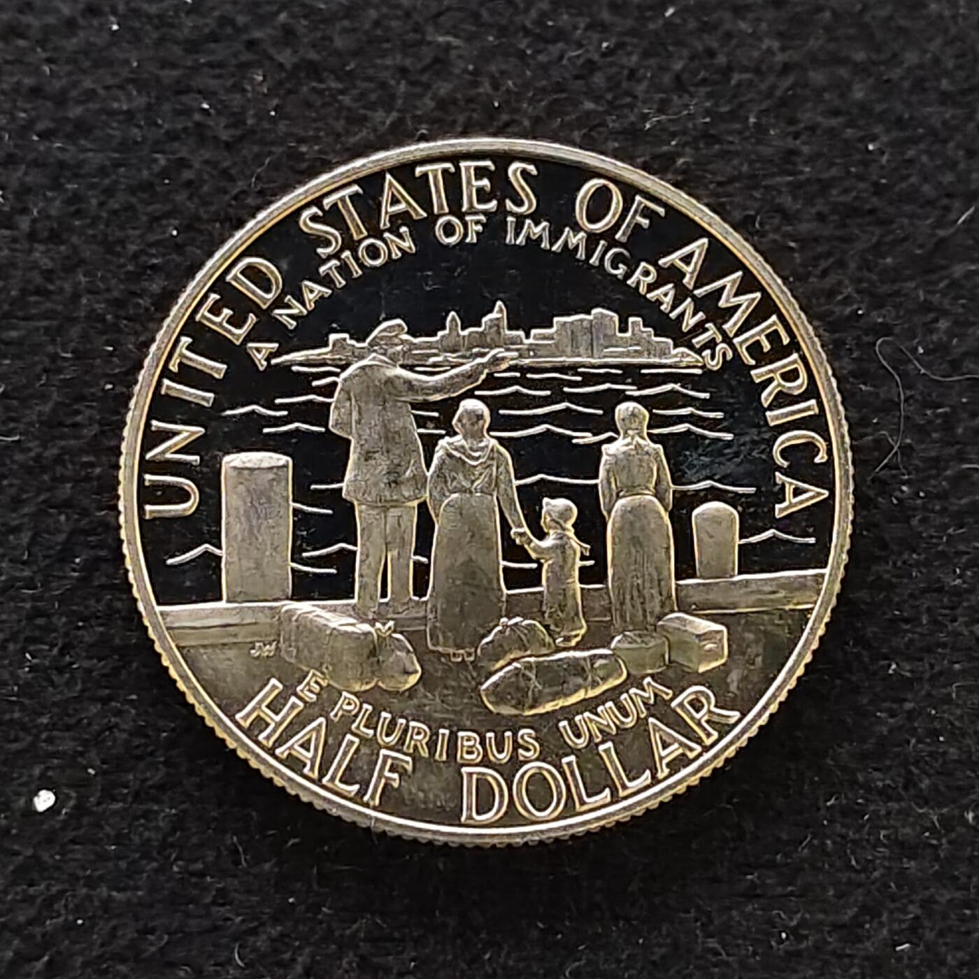 【全场包邮】纯粹捡漏拍486场（免费代拍第23场） 美国1986年半元自由女神100周年精制纪念币