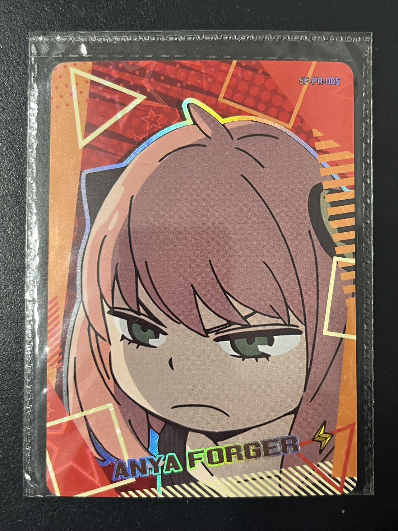 卡牌杂货铺专场拍卖第三场 1月1日周四晚21:00结拍 【原膜】卡游 间谍过家家 PR卡 生气 SF-PR-005