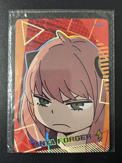 卡牌杂货铺专场拍卖第三场 1月1日周四晚21:00结拍 - 【原膜】卡游 间谍过家家 PR卡 生气 SF-PR-005