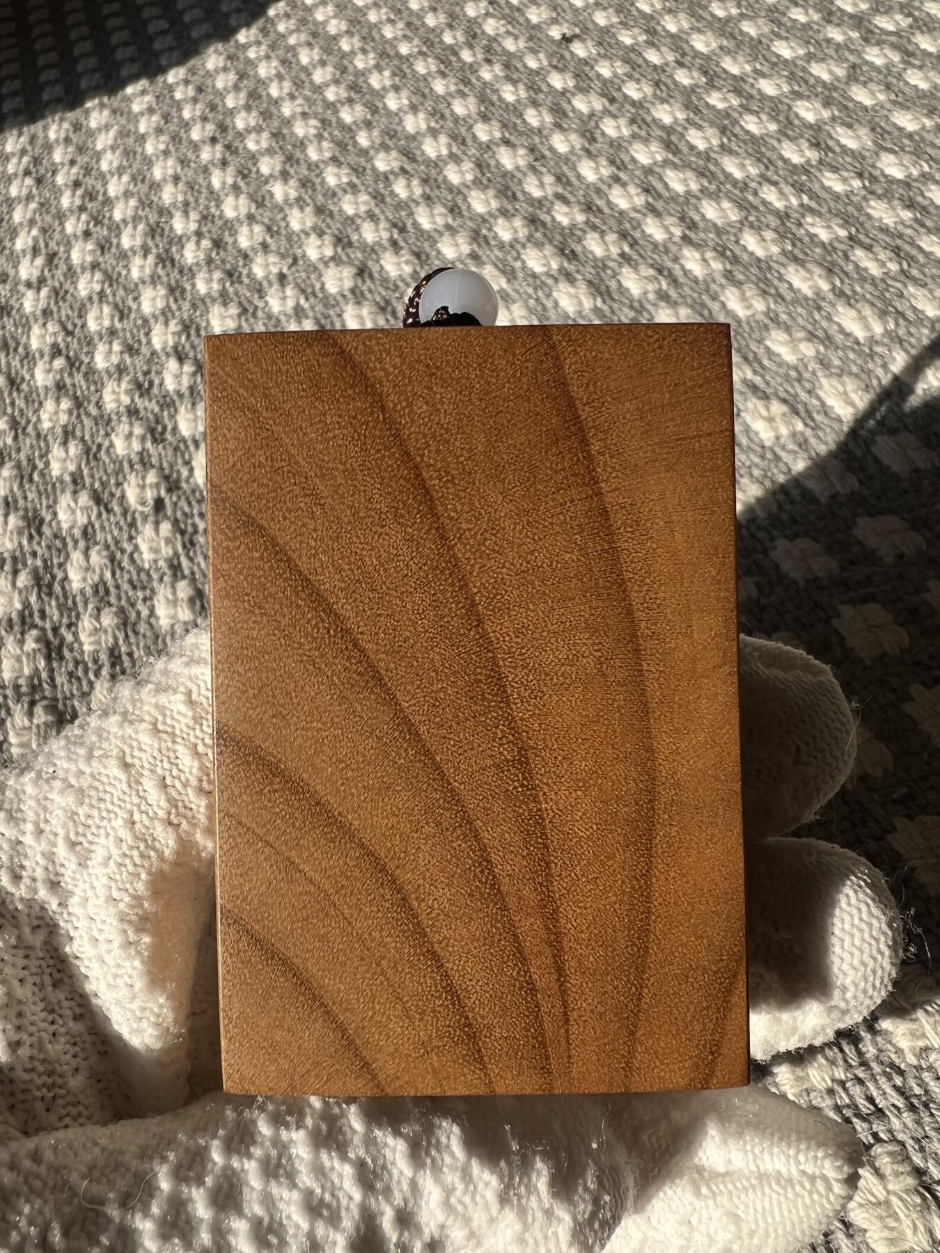 零元拍：NO.5 金丝楠牌子，香喷喷的小金砖，金光闪闪，68/47/13.3MM