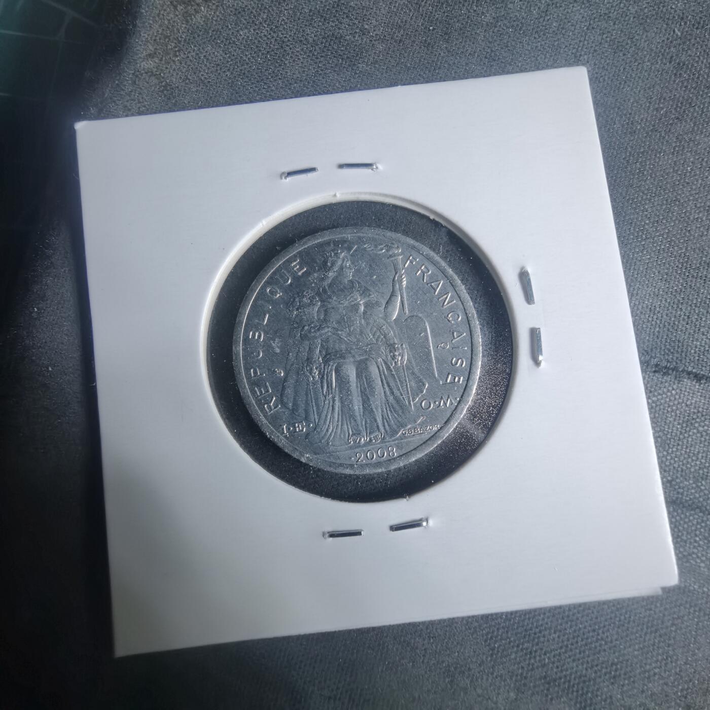 沼泽如烟--第931场 法属波利尼西亚2008年1法郎