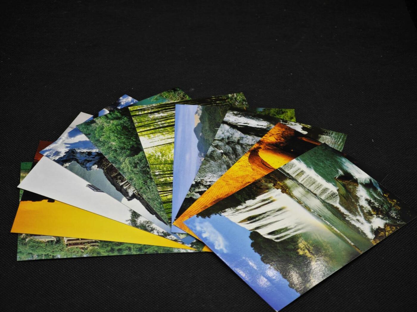 【淘币小摊】限时拍第八百三十拍  散币纸币邮票场  满百包邮可预留两周  周一统一发货   贵州风光邮资明信片10张