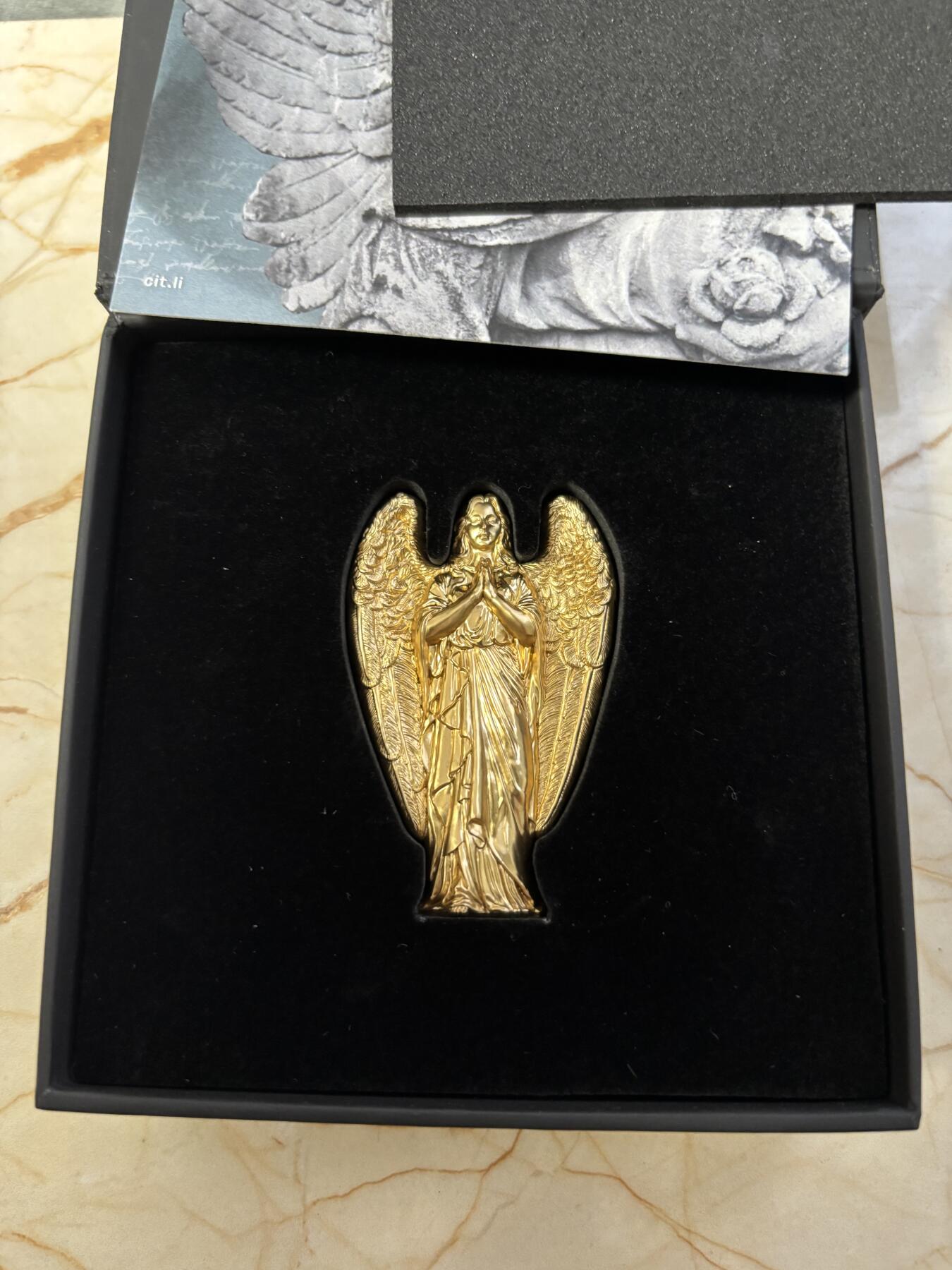 第186期拍卖 库克2023年精神艺术系列仁慈天使3盎司立体银币，999银，发行501枚