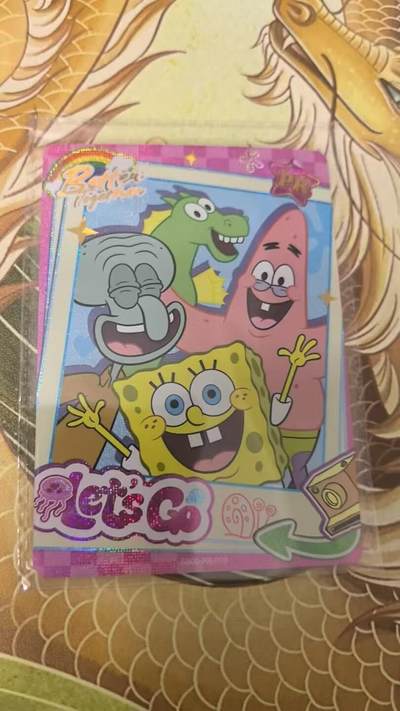 龙虎卡牌-六八场（无佣金，周五结拍，欢迎送拍） - 【原膜】卡游海绵宝宝 PR活动卡