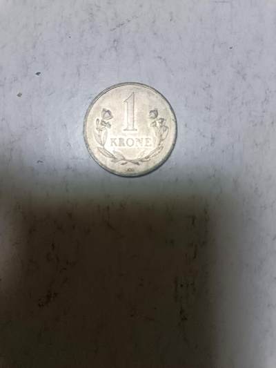 【20251216】非全新纸币和硬币第314场 - 格陵兰岛1960年1克朗，稀少