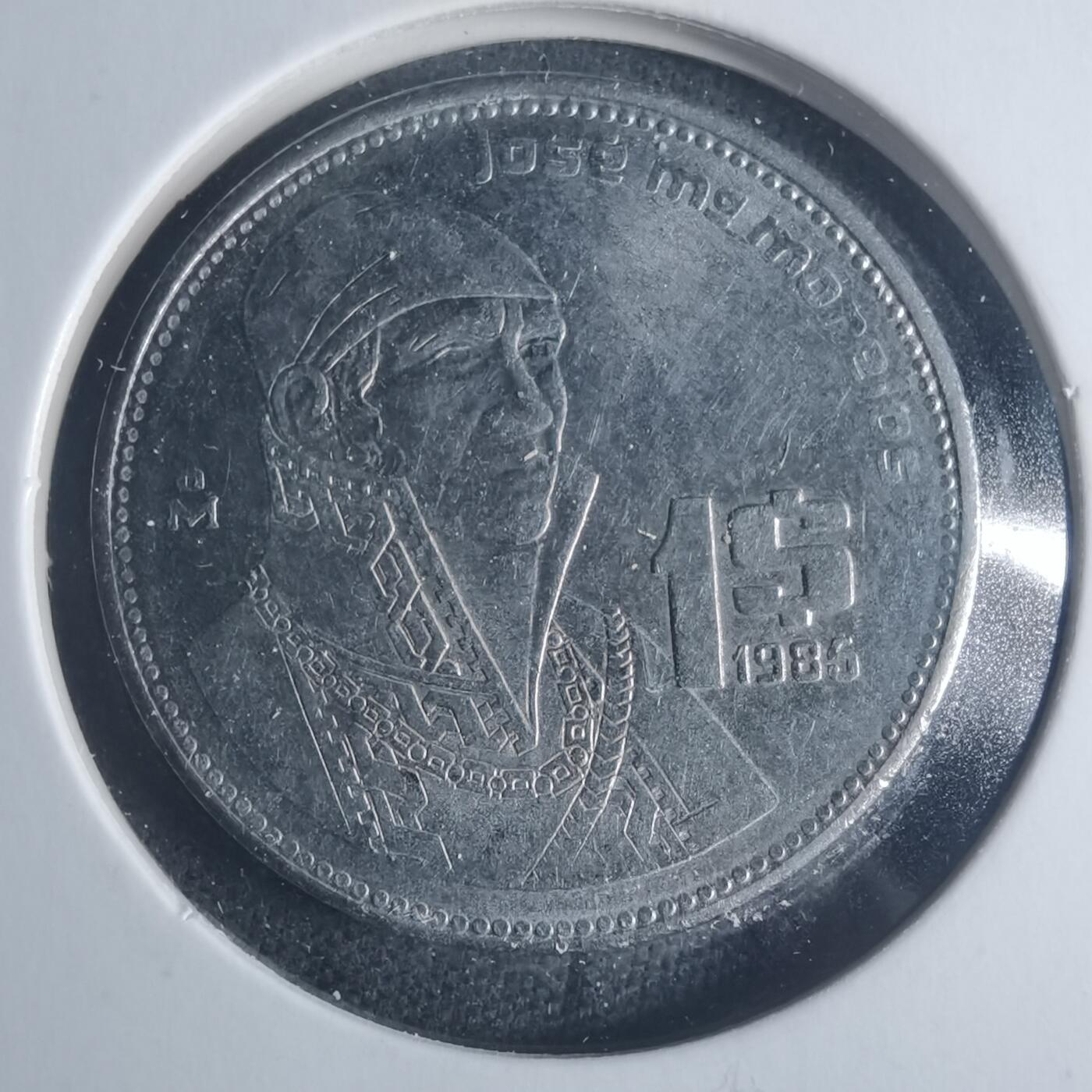 沼泽如烟--第931场 墨西哥1986年1比索