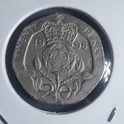 沼泽如烟--第932场 - 英国1998年20便士