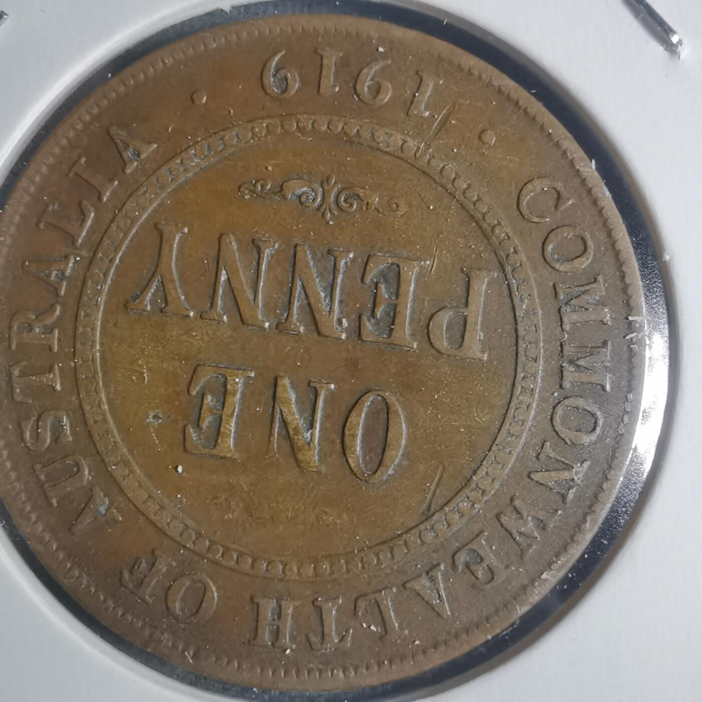 沼泽如烟--第932场 澳大利亚1919年1便士