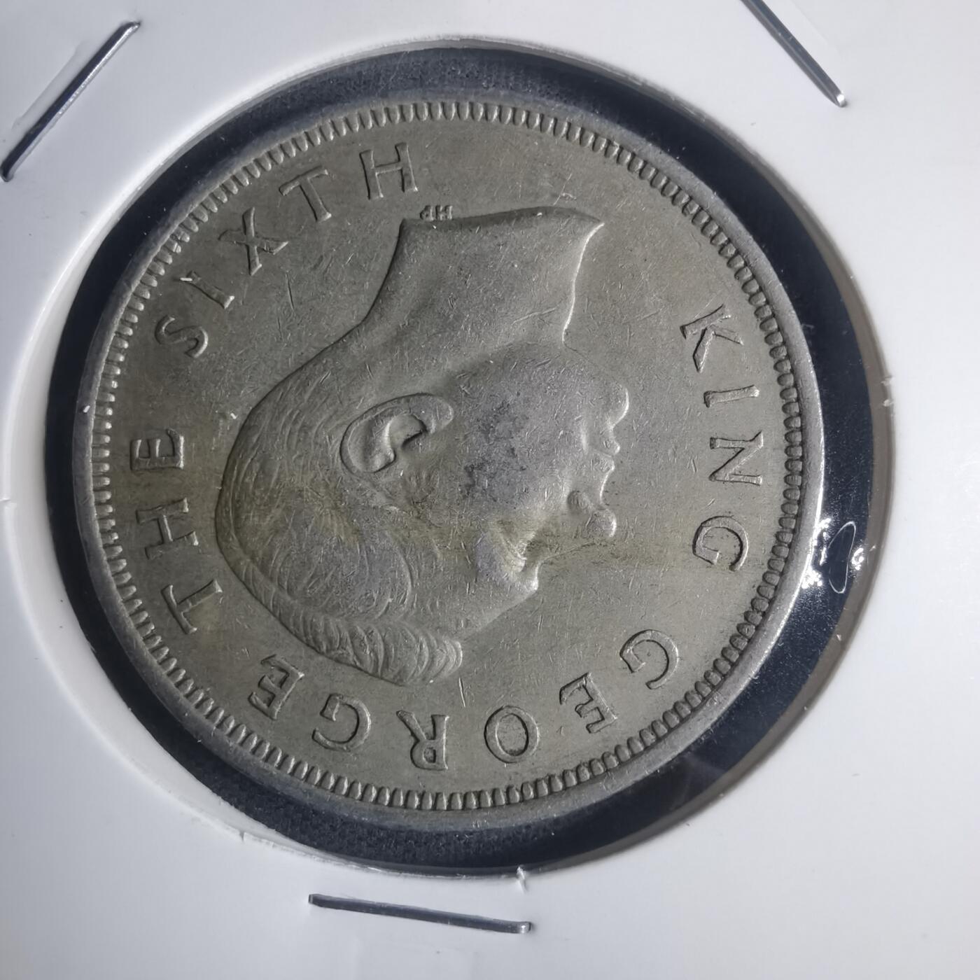 沼泽如烟--第932场 新西兰1950年半克朗