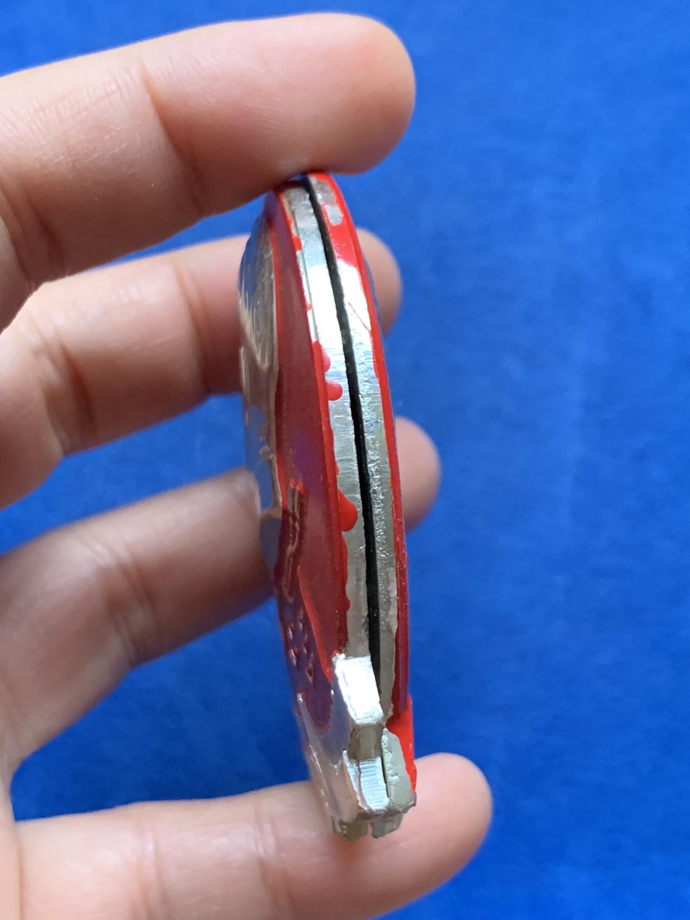 《竞宝斋》第447场 周日，周一，2场连拍 （全场包邮） 两枚一组 云南毛主席奖章 尺寸约60*64mm 总重约40.9克