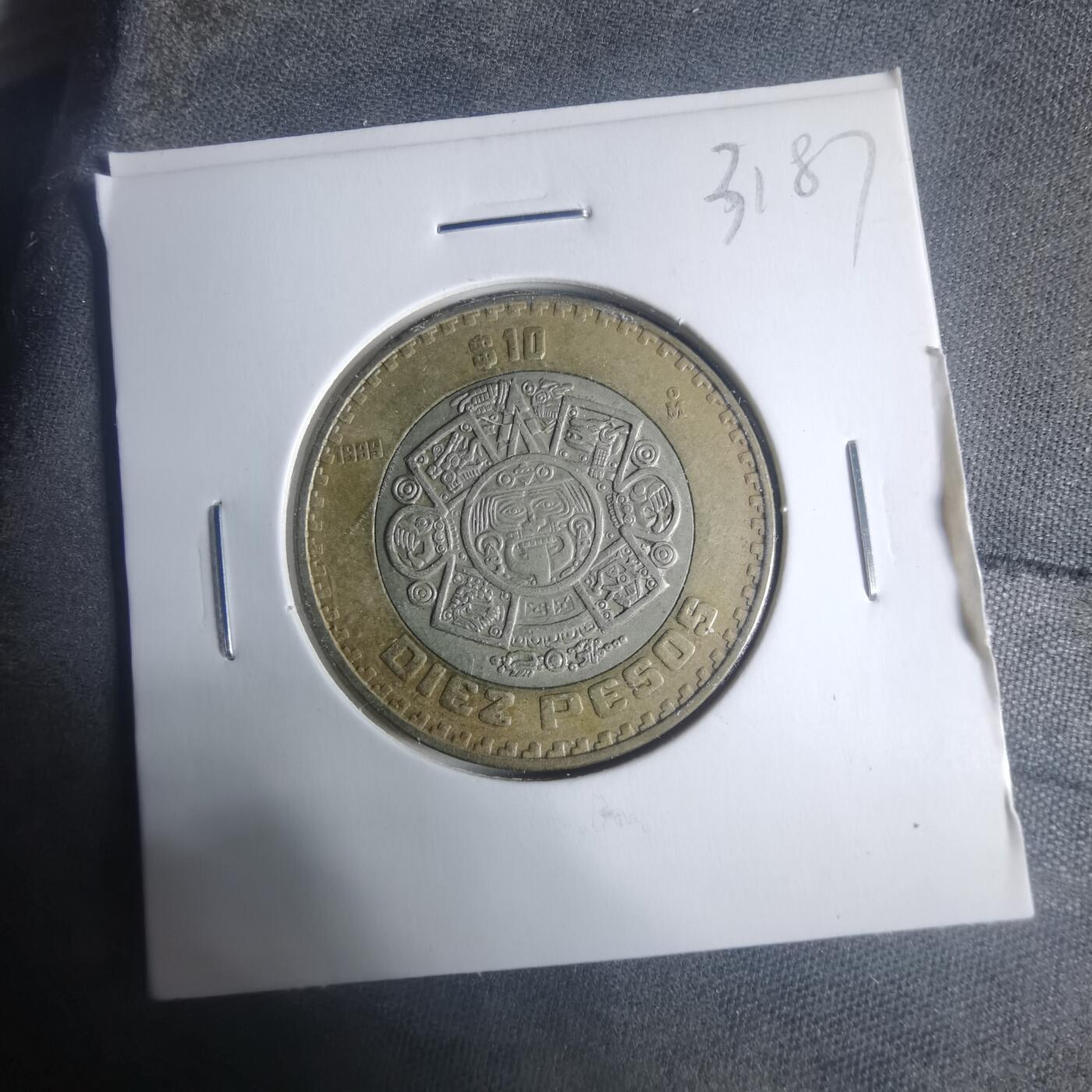 沼泽如烟--第931场 墨西哥1999年10比索