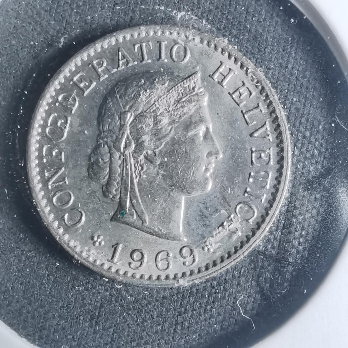 沼泽如烟--第931场 瑞士1969年五分