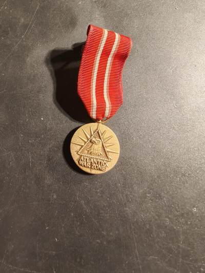 老王徽章第169期 - 美国二战海军商船队大西洋战区服役迷你章