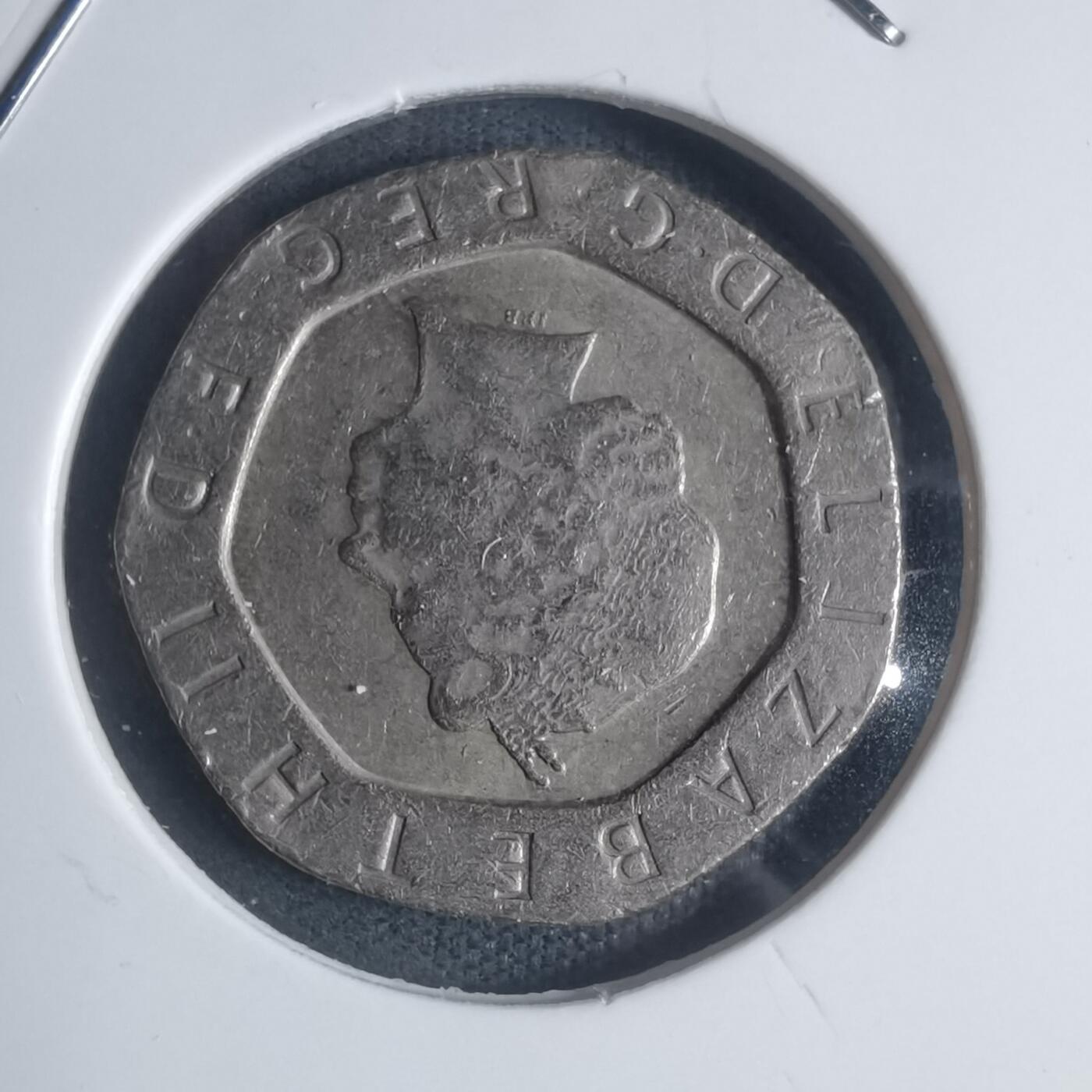 沼泽如烟--第932场 英国1998年20便士