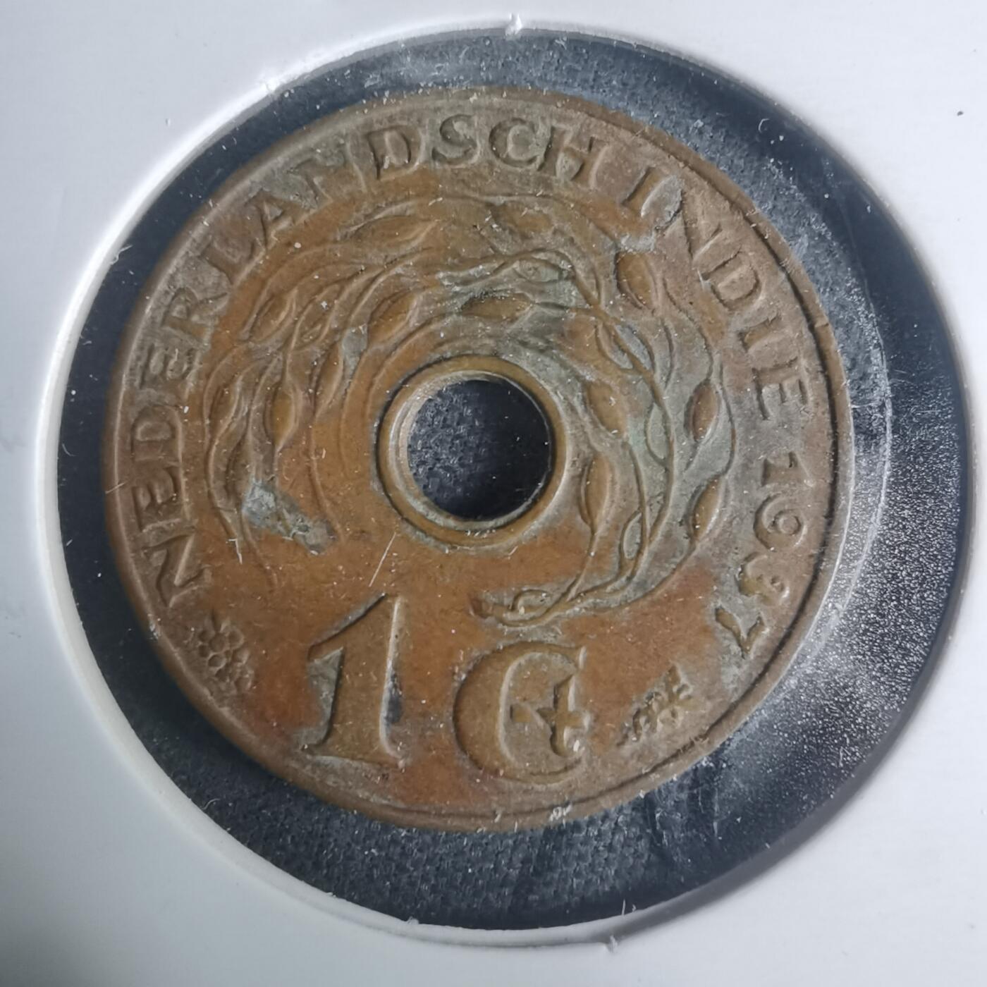 沼泽如烟--第931场 荷属东印度1937年一分