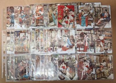 趣卡卡拍No.21期（无佣金免手续费，分享成交有奖） - 【普卡套卡】超吉梦 张导 金瓶梅 普卡套卡70张+卡头（套卡已拆入册）