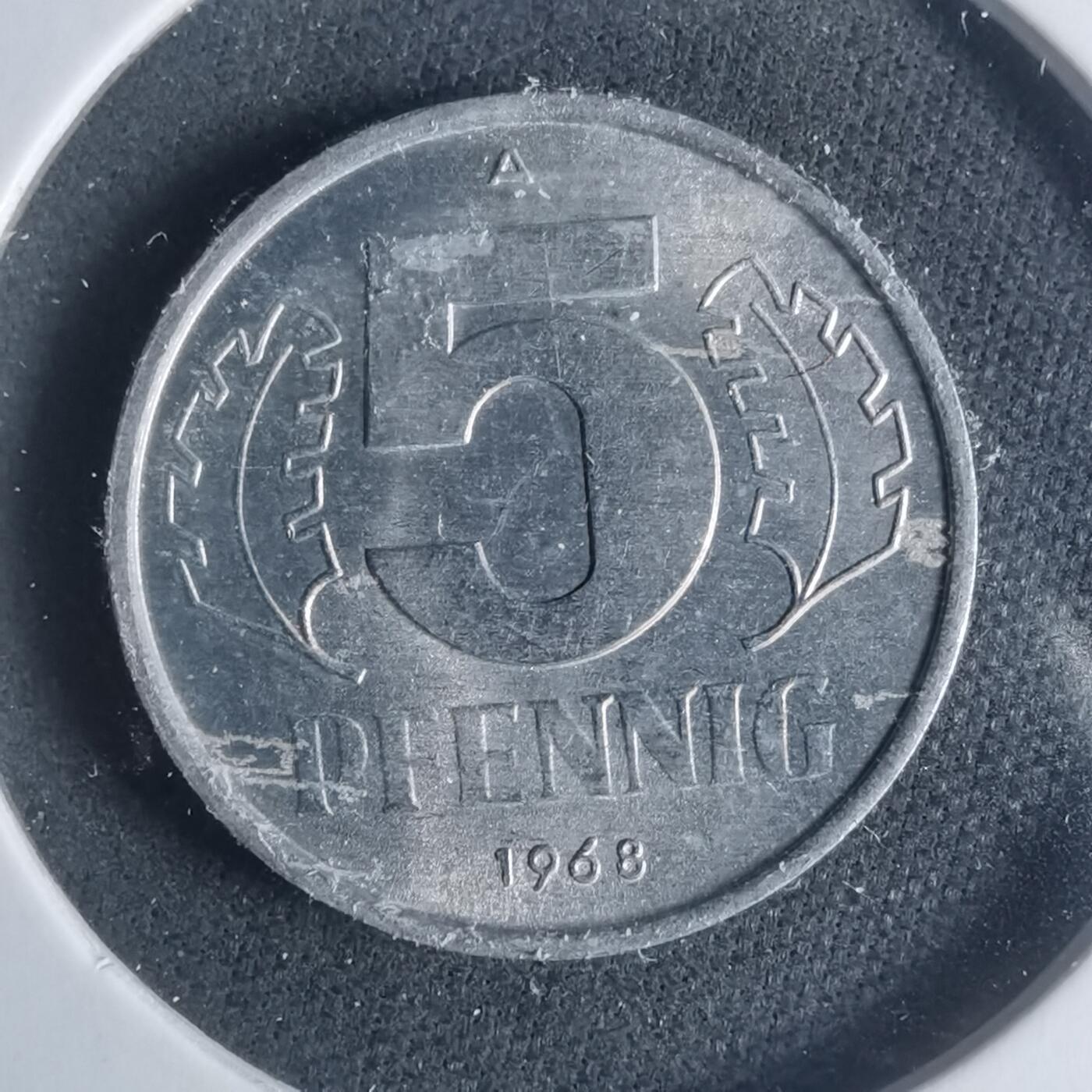 沼泽如烟--第931场 东德1968年5芬尼