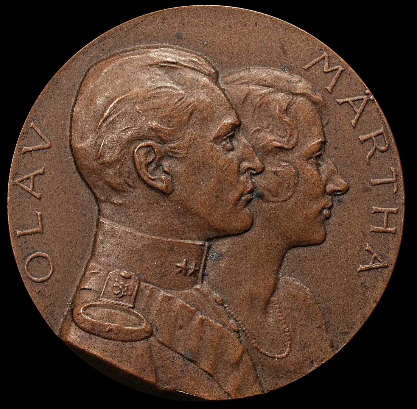 修遠堂世界钱币第九十七期 1930年瑞典斯德哥尔摩-挪威周纪念大铜章 44.90mm，45.26g