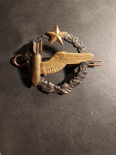 老王徽章第169期 - 法国空军投弹手学员证章