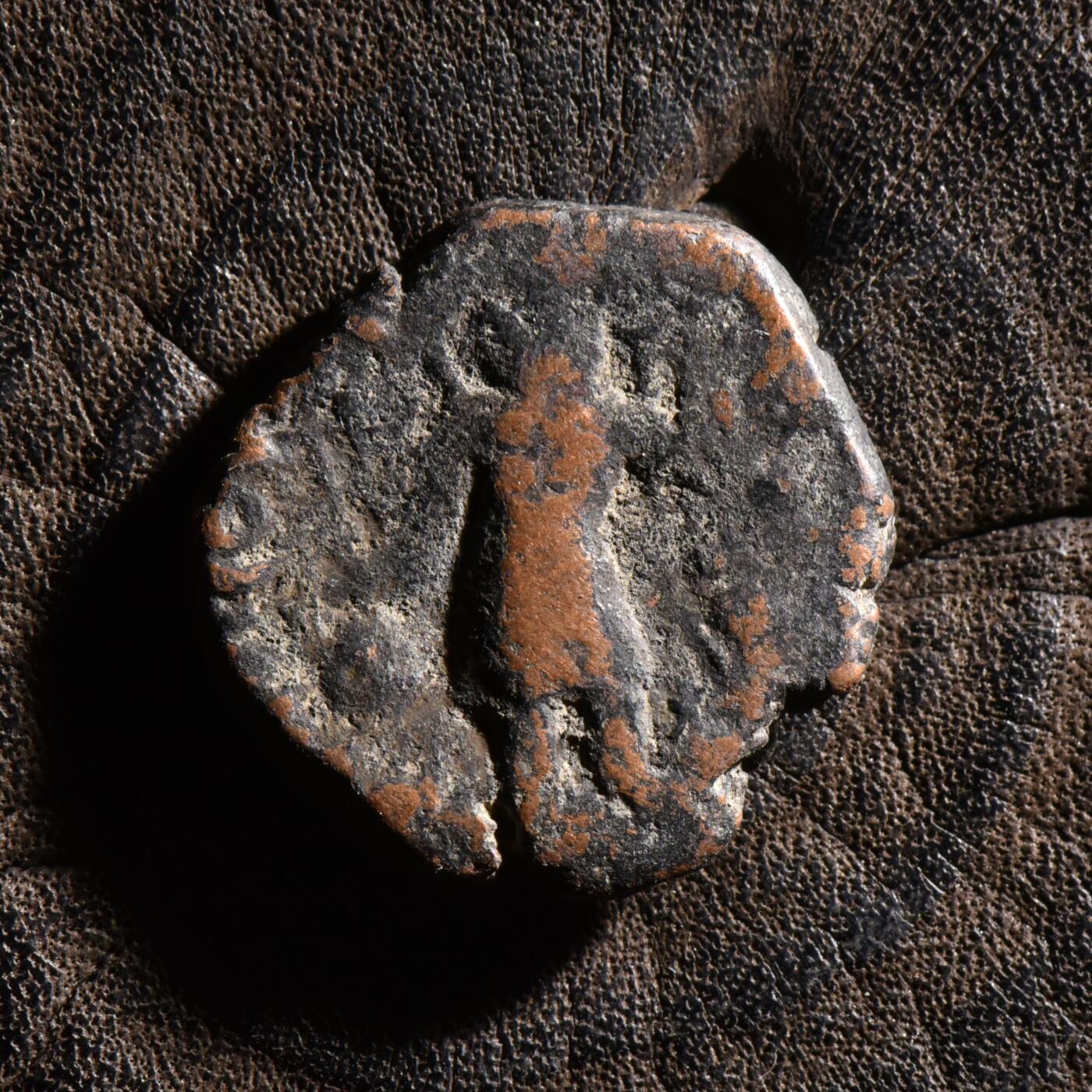 【良泉】【元旦直播场】1月1日晚19.30点开拍！208组西方古代钱币、日本朝鲜花钱 【美品】公元247-267年【古印度】贵霜，婆湿色伽“湿婆瘤牛”铜币，7.77克