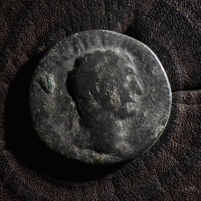 【良泉】【元旦直播场】1月1日晚19.30点开拍！208组西方古代钱币、日本朝鲜花钱 - 公元98-100年【古罗马】五贤帝-图拉真，阿斯铜币，8.42克