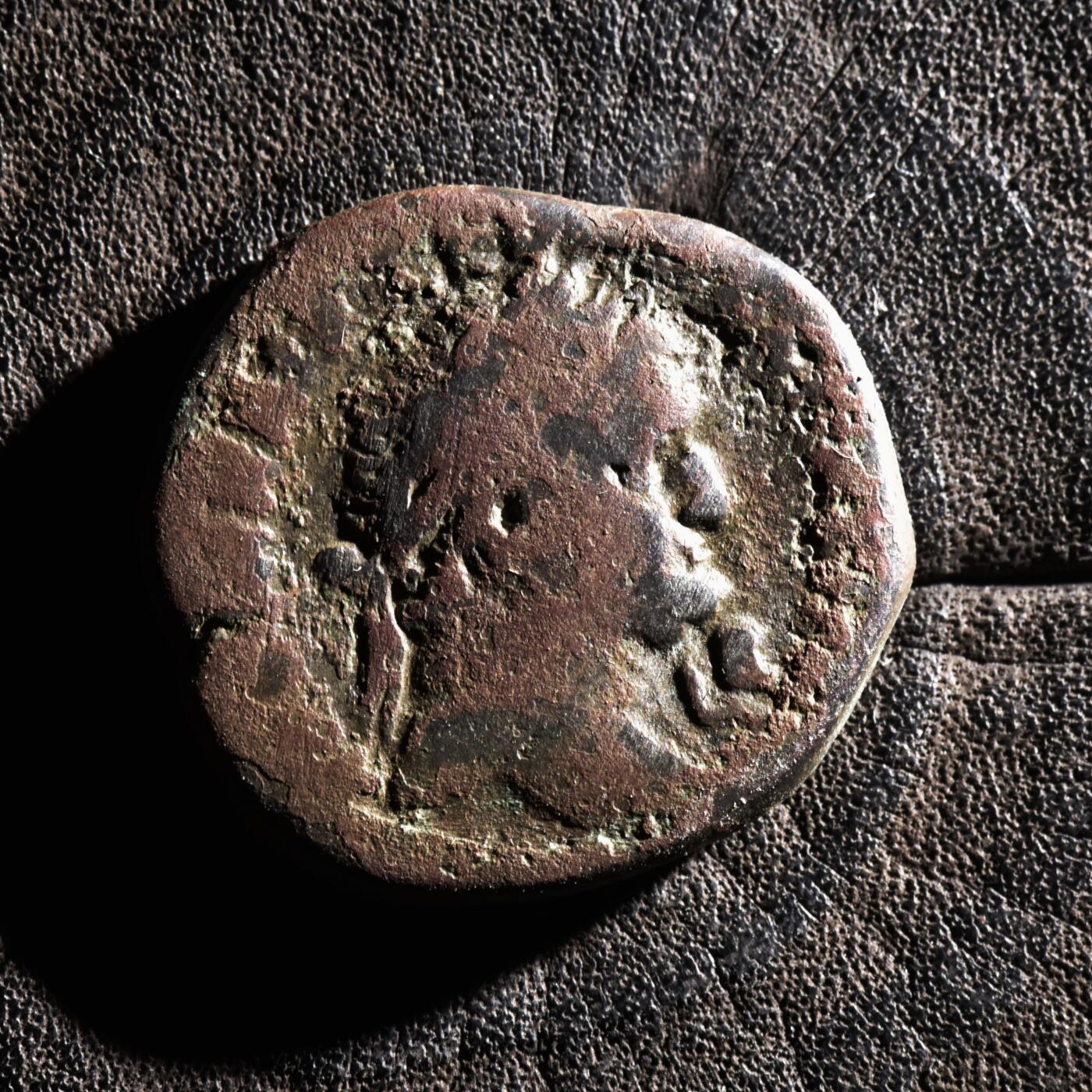 【良泉】【元旦直播场】1月1日晚19.30点开拍！208组西方古代钱币、日本朝鲜花钱 12.32克，公元70年【古罗马】【埃及行省】【少见】弗拉维王朝第一位皇帝韦斯巴芗，背希腊和平女神厄瑞涅 四德拉克马银币，亚历山大港造币厂打制